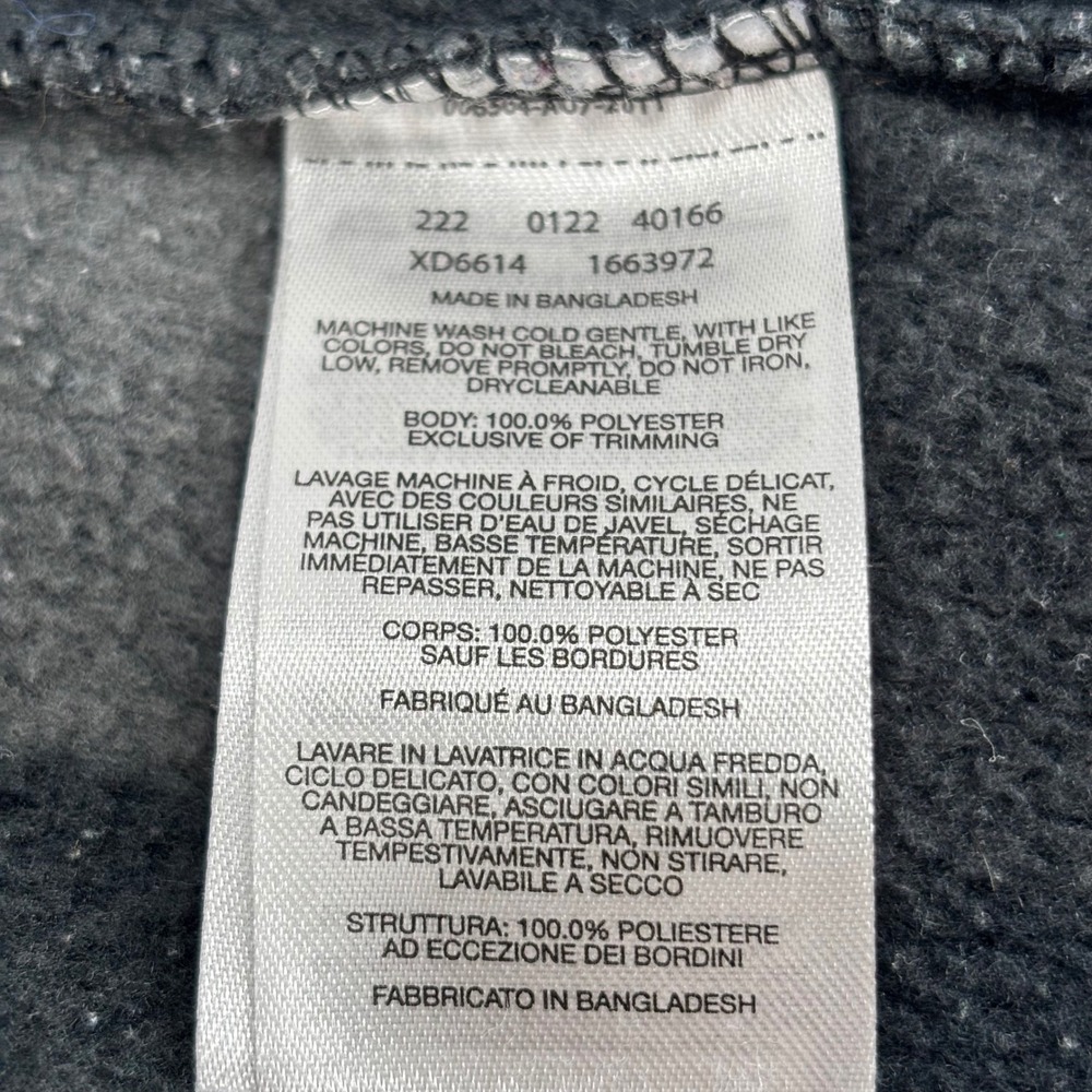 Columbia Toddler Boys Gray Buffalo Plaid Full Zip Fleece Jacket 3T - Picture 8 of 9